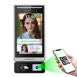 BMAD official store Employee Time Attendance 8 Inch Visitor Management Qr Code Access Controlling Face Recognize Machine