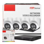 Original 8CH 8POE 16-Channel NVR 4MP/8MP 4K HD CCTV Dome IP Security Camera System with Built-in Mic