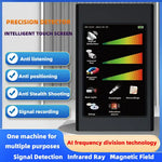 Laser Infrared Detector RF Signal GPS Tracker Mini Bug Finder Anti Spy Detector Wiretapping Wireless Cam Bug Gadget Profession