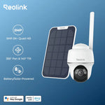 Reolink 4G Solar Camera 5MP Outdoor Wireless Security Camera Pan-Tilt Protection Color Night Vision Two-Way Audio IP Camera