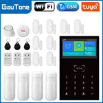 PGST PG-107 Tuya Wireless Home WIFI GSM Home Security With Motion Detector Sensor Burglar Alarm System APP Control Support Alexa