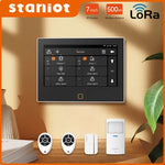 Alarm System Works with Tuya Smart Life APP Whit for Home Automation Smart Home Anti-Theft Security Kit for Home Office