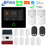 CPVAN 4.3 inches Tuya Smart Home Security System Wireless 4G WIFI Home burglar Security Protection Alarm with Accessories