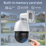 Hikvision Compatible 8MP PTZ 40X zoom PoE Camera 100m IR Human Auto Track Smart Detection Two-Way Audio IP66 Plug&Play HIK NVR