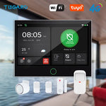 FC-7668Pro 4G GSM Wired Alarm TCP IP Industrial Alarm Systems Support 16 Wired Zone And 32 wireless Zone Control By WebIE Alarm