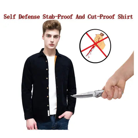 Tactical Gear Military Wick Cotton Soft Stealth Stab-resistant Cut Shirt Self Defense 4 Color Safety Beveiliging Clothing 2023