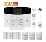 Wireless GSM Alarm System With 3 Door Sensor 3 PIR Motion Detector 1 SOS Button
